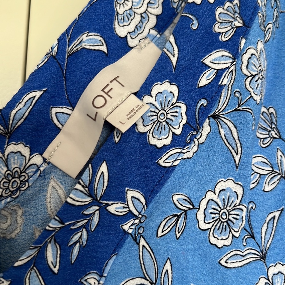 Loft Flutter Peplum Style Top - image 3